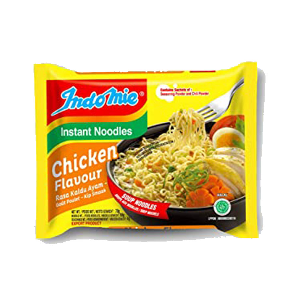 Indomie Noodles - Chicken Flavour(ഇൻഡോമി നൂഡിൽസ്  - ചിക്കൻ ഫ്ലേവർ) - 70gm