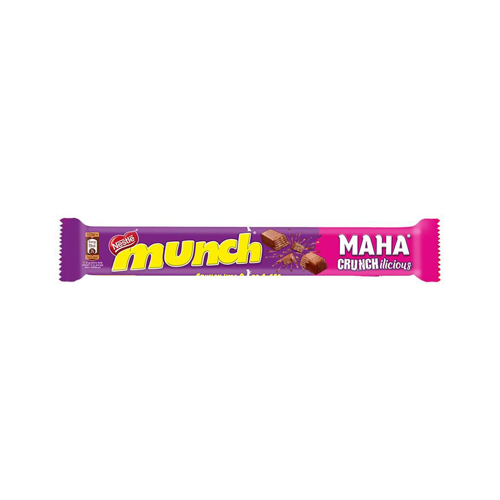 Nestle Munch Maha Crunch Ilicious(നെസ്റ്റലെ മഞ്ച് മഹാ ക്രഞ്ച് ഇലീഷ്യസ്) - 1Pc