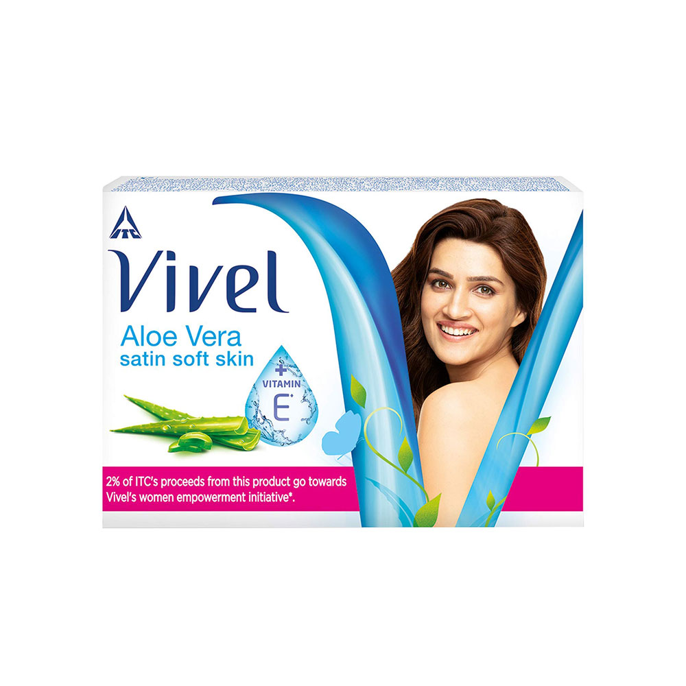 Vivel Aloe Vera Satin Soft(വിവേൽ അലോവേര സാറ്റിൻ സോഫ്റ്റ്) - 150gm