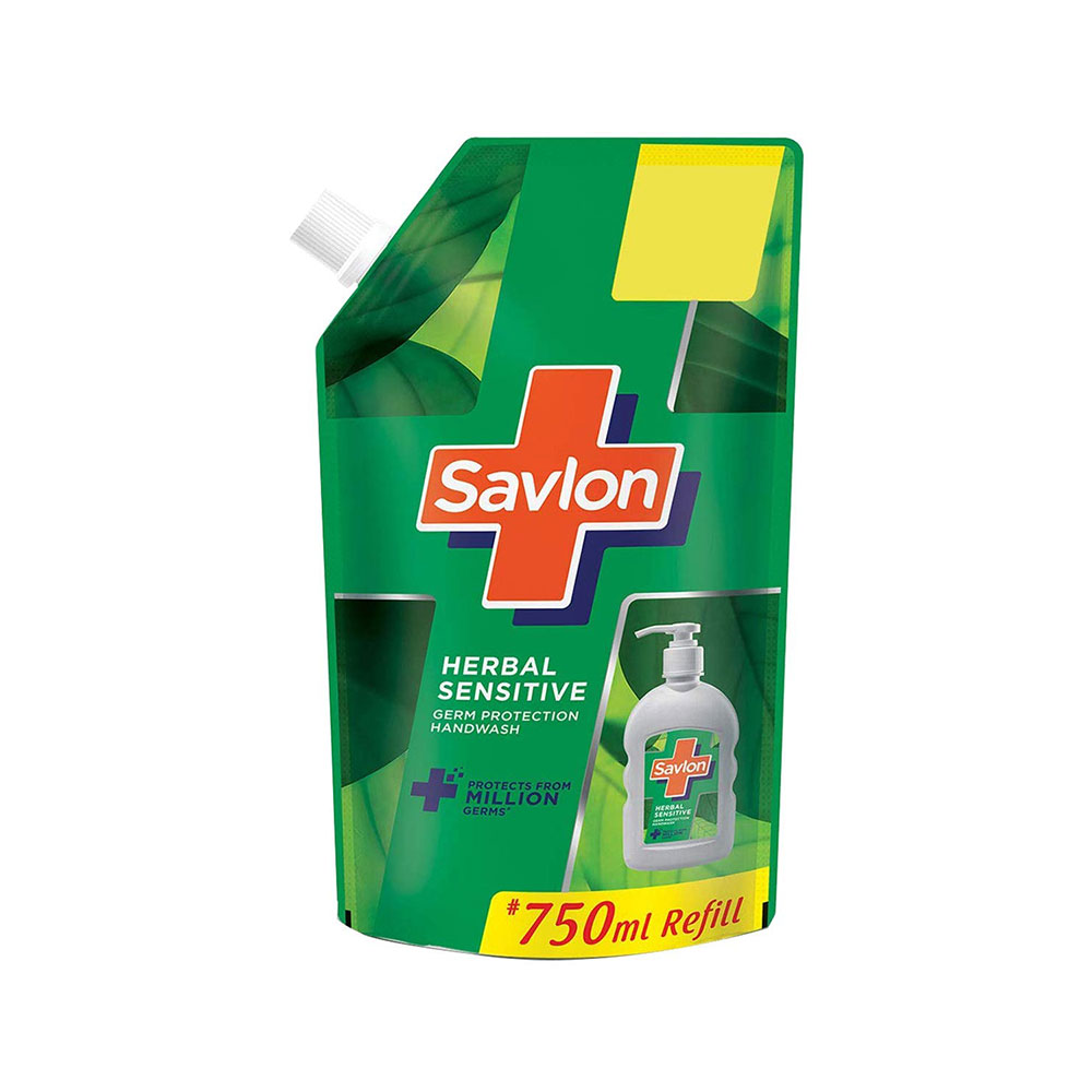 Savlon Herbal Sensitive Liquid Handwash(സാവ്‌ലോൺ ഹെർബൽ സെൻസിറ്റീവ് ലിക്വിഡ് ഹാൻഡ്‌വാഷ്) - 750 ml